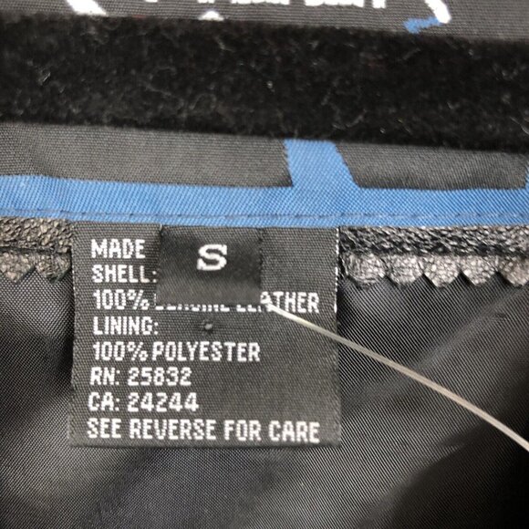 Cripple Creek Leather Jackt Womens Small Black Western Concho Braided Ranch - Picture 8 of 16